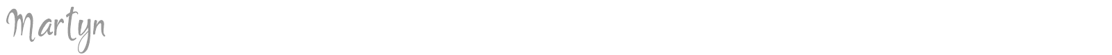 Martyn font preview